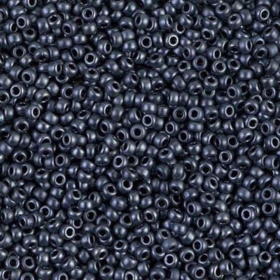 Miyuki 11/0 Seed Beads - 11-2011 - Matte Blue-Gray