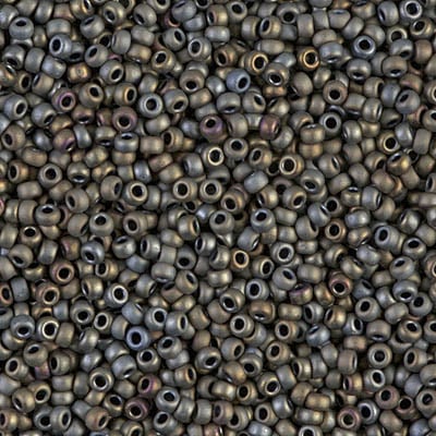 Miyuki 11/0 Seed Beads - 11-2012 - Matte Silver Gray