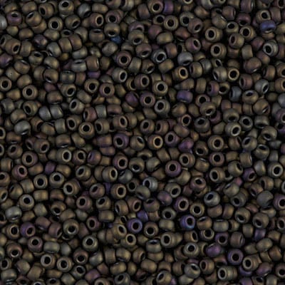 Miyuki 11/0 Seed Beads - 11-2013 - Matte Olive Iris