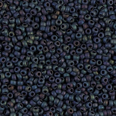 Miyuki 11/0 Seed Beads - 11-2014 - Matte Purple Iris