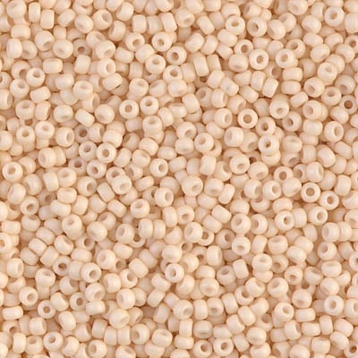 Miyuki 11/0 Seed Beads - 11-2022 - Matte Dk Cream