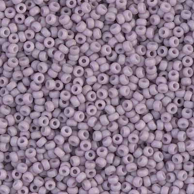 Miyuki 11/0 Seed Beads - 11-2025 - Matte Opaque Light Mauve