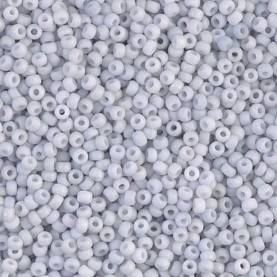 Miyuki 11/0 Seed Beads - 11-2026 - Matte Opaque Pale Gray