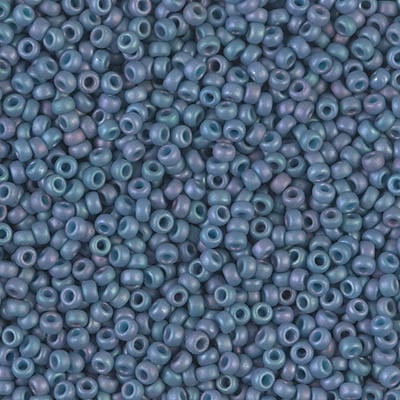 Miyuki 11/0 Seed Beads - 11-2030 - Matte Opaque Seafoam Blue