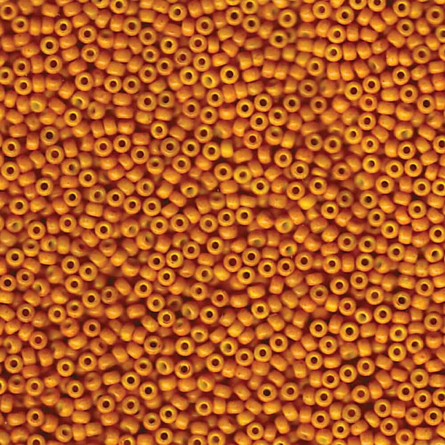Miyuki 11/0 Seed Beads - 11-2041 - Dyed Pale Pumpkin