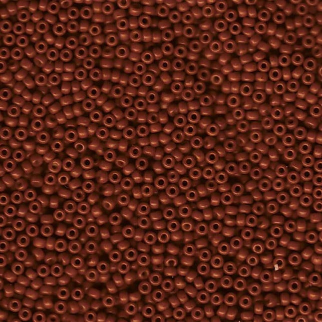 Miyuki 11/0 Seed Beads - 11-2044 - Dyed Reddish Brown