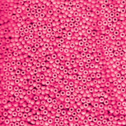 Miyuki 11/0 Seed Beads - 11-2045 - Dyed Bright Pink