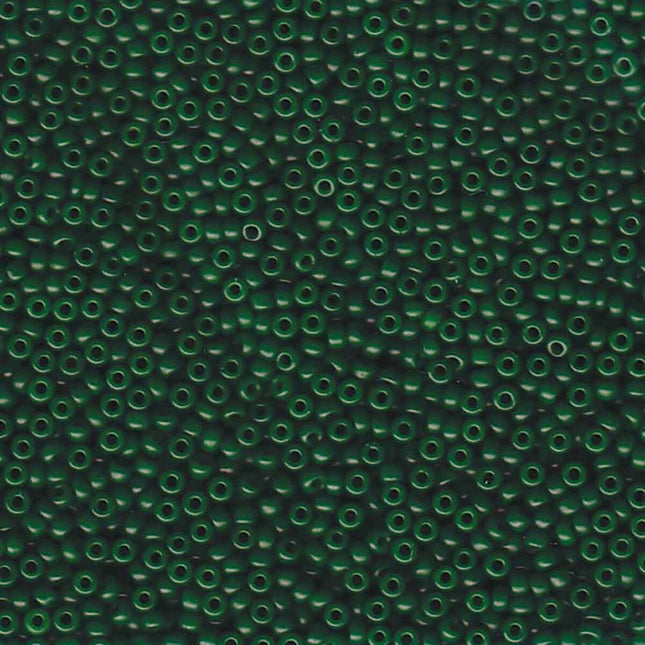 Miyuki 11/0 Seed Beads - 11-2048 - Dyed Hunter Green