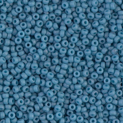 Miyuki 11/0 Seed Beads - 11-2074 - Matte Gray-Blue AB