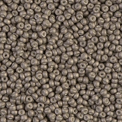 Miyuki 11/0 Seed Beads - 11-2091 - Matte Metallic Silver