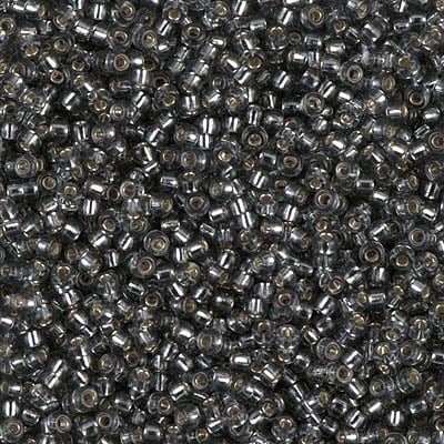Miyuki 11/0 Seed Beads - 11-021 - Silver Lined Grey