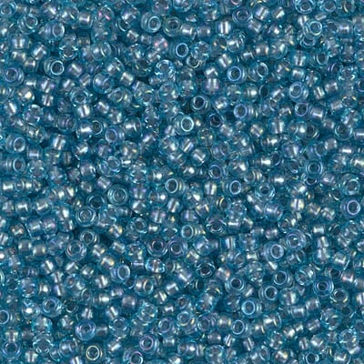 Miyuki 11/0 Seed Beads - 11-2261 - Transparent Sea-Blue AB