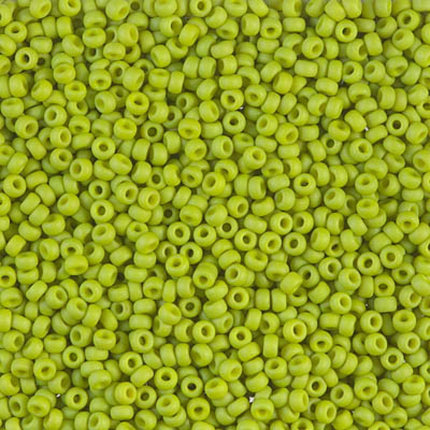 Miyuki 11/0 Seed Beads - 11-2316 - Matte Opaque Lime