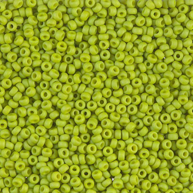 Miyuki 11/0 Seed Beads - 11-2316 - Matte Opaque Lime