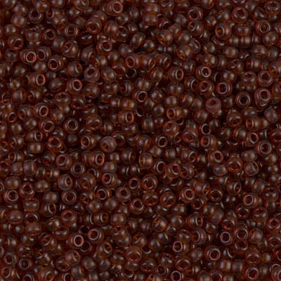 Miyuki 11/0 Seed Beads - 11-2400SF - Semi-Matte Transparent Dk Topaz