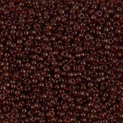 Miyuki 11/0 Seed Beads - 11-2400 - Tr Extra Dk Topaz