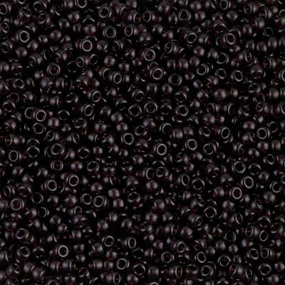 Miyuki 11/0 Seed Beads - 11-2402SF - Semi-Matte Transparent Dk Amethyst