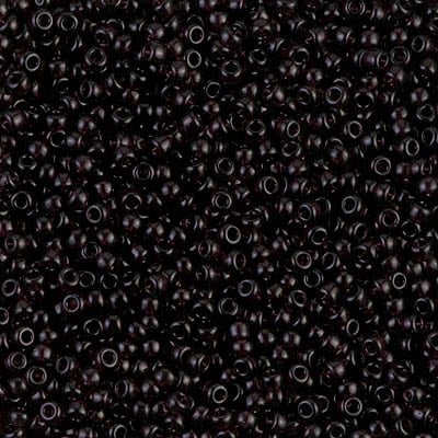Miyuki 11/0 Seed Beads - 11-2402 - Transparent Extra Dark Smoky Amethyst