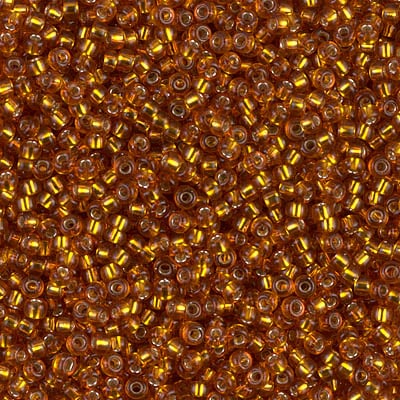 Miyuki 11/0 Seed Beads - 11-2422 - Silver Lined Topaz