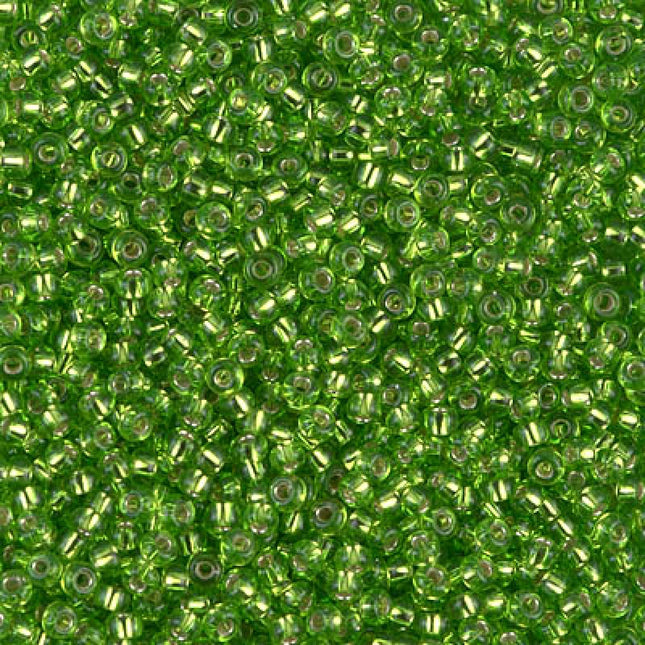 Miyuki 11/0 Seed Beads - 11-2423 - Silverlined Lime
