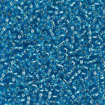 Miyuki 11/0 Seed Beads - 11-2429 - Silver Lined Dark Aqua