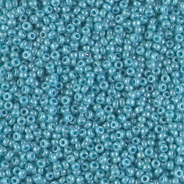 Miyuki 11/0 Seed Beads - 11-2470 - Opaque Turquoise Green Luster