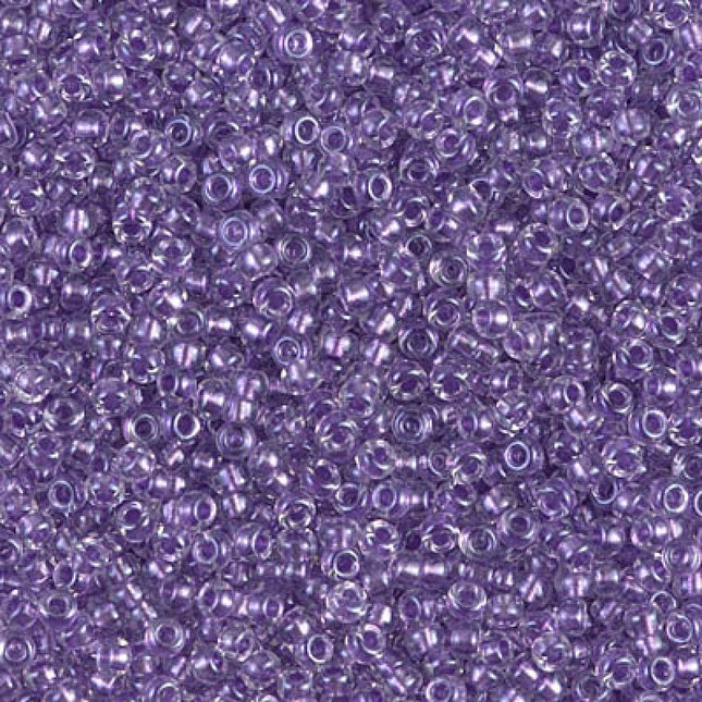 Miyuki 11/0 Seed Beads - 11-2607 - Sparkling Purple Lined Crystal AB