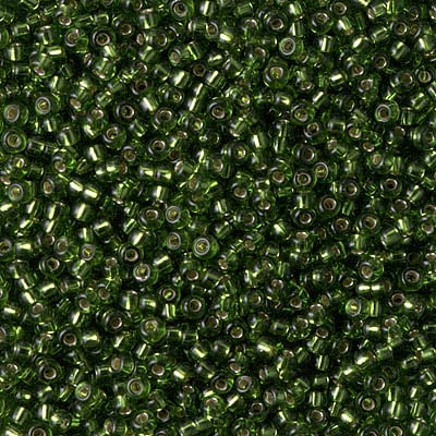 Miyuki 11/0 Seed Beads - 11-026 - Silver Lined Olive
