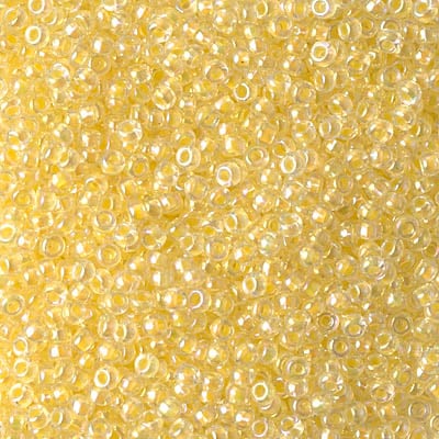 Miyuki 11/0 Seed Beads - 11-273 - Crystal Lined Light Yellow AB