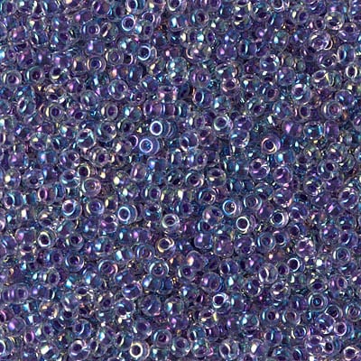 Miyuki 11/0 Seed Beads - 11-274 - Amethyst Lined Crystal AB