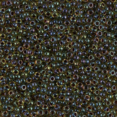 Miyuki 11/0 Seed Beads - 11-335 - Fuchsia Lined Yellow