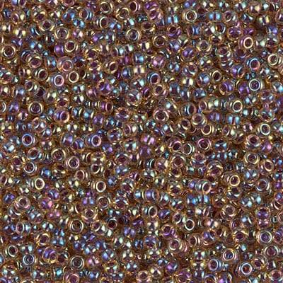 Miyuki 11/0 Seed Beads - 11-342 - Berry Lined Light Topaz AB