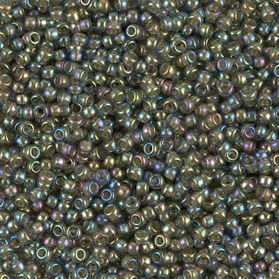 Miyuki 11/0 Seed Beads - 11-361 - Yellow Lined Aqua AB