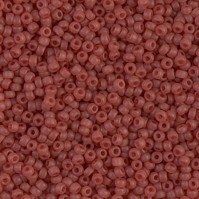 Miyuki 11/0 Seed Beads - 11-372 - Semi-Frosted Dk Rose