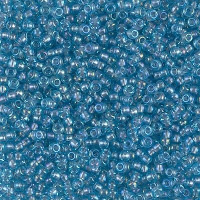 Miyuki 11/0 Seed Beads - 11-376 - Crystal Lined Aqua