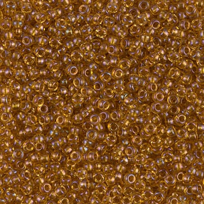 Miyuki 11/0 Seed Beads - 11-377 - Light Topaz AB