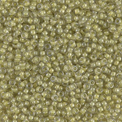Miyuki 11/0 Seed Beads - 11-378 - Yellow Lined Crystal Luster