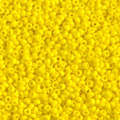 Miyuki 11/0 Seed Beads - 11-404 - Opaque Yellow