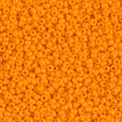 Miyuki 11/0 Seed Beads - 11-406L - Opaque Light Orange