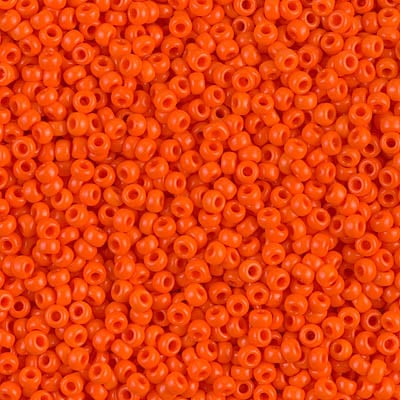 Miyuki 11/0 Seed Beads - 11-406 - Opaque Orange