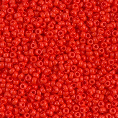 Miyuki 11/0 Seed Beads - 11-407 - Opaque Red