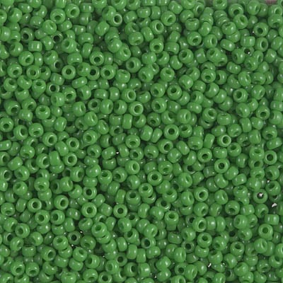 Miyuki 11/0 Seed Beads - 11-411 - Opaque Jade Green
