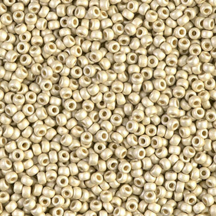 Miyuki 11/0 Seed Beads - 11-4201F - Duracoat Galvanized Matte Silver