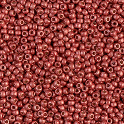 Miyuki 11/0 Seed Beads - 11-4208F - Duracoat Galvanized Matte Berry