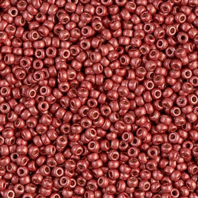 Miyuki 11/0 Seed Beads - 11-4208F - Duracoat Galvanized Matte Berry