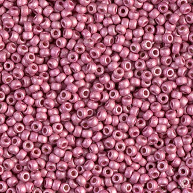 Miyuki 11/0 Seed Beads - 11-4210F - Duracoat Galvanized Matte Hot Pink