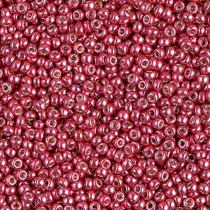 Miyuki 11/0 Seed Beads - 11-4211 - Duracoat Galvanized Light Cranberry