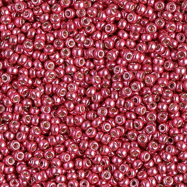 Miyuki 11/0 Seed Beads - 11-4211 - Duracoat Galvanized Light Cranberry