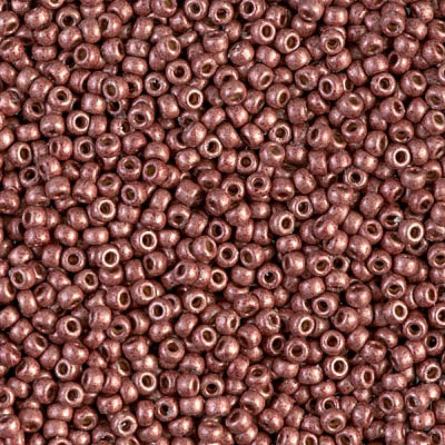 Miyuki 11/0 Seed Beads - 11-4212F - Duracoat Galvanized Matte Dark Berry