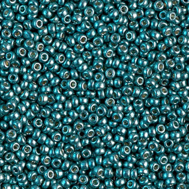 Miyuki 11/0 Seed Beads - 11-4217 - Duracoat Galvanized Dark Sea Foam